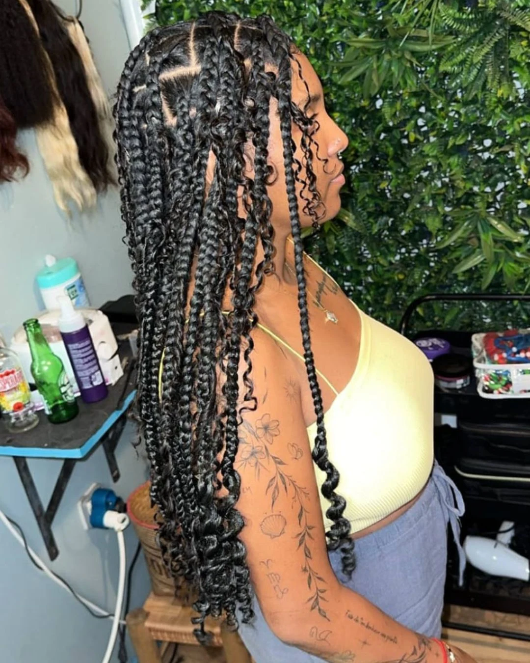 Tresses & braids — réalisation Sandi Hair